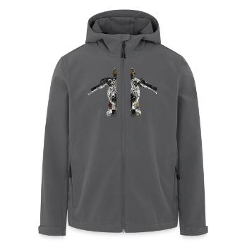 Triumph Motorrad - Recycelte Männer Softshell-Jacke von Stanley/Stella - Anthrazit - Vorne - AI Model Male 185 light (185cm)