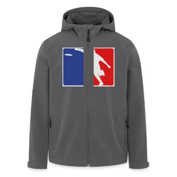 discgolf - Recycelte Männer Softshell-Jacke von Stanley/Stella - Anthrazit - Vorne - AI Model Male 185 light (185cm)