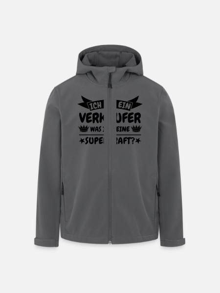 Verkäufer - Recycelte Männer Softshell-Jacke von Stanley/Stella - Anthrazit