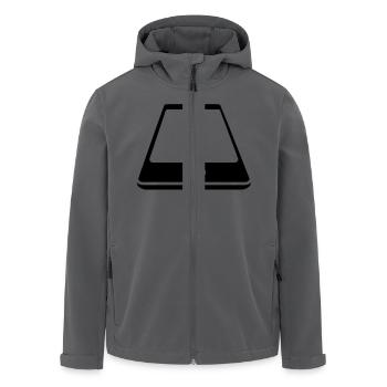 Smartphone White - Recycelte Männer Softshell-Jacke von Stanley/Stella - Anthrazit - Vorne - AI Model Male 185 light (185cm)