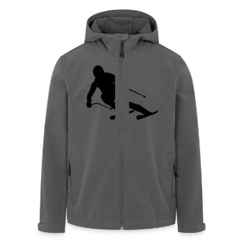 Skiing tribal male de - Recycelte Männer Softshell-Jacke von Stanley/Stella - Anthrazit - Vorne - AI Model Male 185 light (185cm)