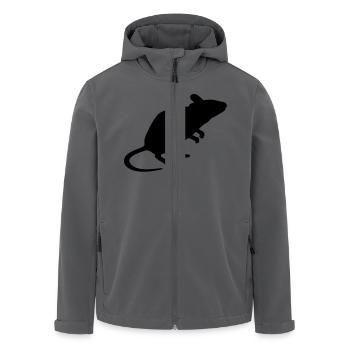 Maus - Recycelte Männer Softshell-Jacke von Stanley/Stella - Anthrazit - Vorne - AI Model Male 185 light (185cm)
