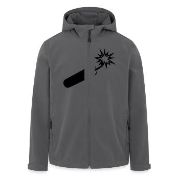 dynamit___f1 - Recycelte Männer Softshell-Jacke von Stanley/Stella - Anthrazit - Vorne - AI Model Male 185 light (185cm)