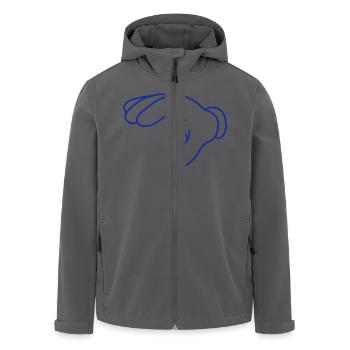 Hand - Recycelte Männer Softshell-Jacke von Stanley/Stella - Anthrazit - Vorne - AI Model Male 185 light (185cm)