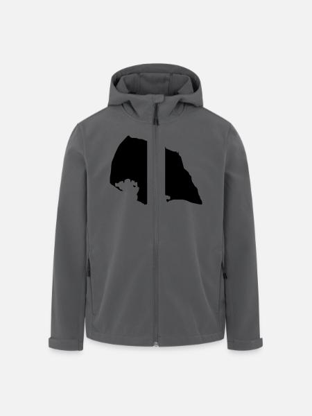 fehmarn insel - Recycelte Männer Softshell-Jacke von Stanley/Stella - Anthrazit