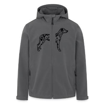 Dalmatiner - Recycelte Männer Softshell-Jacke von Stanley/Stella - Anthrazit - Vorne - AI Model Male 185 light (185cm)