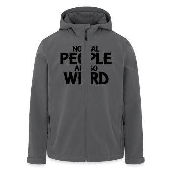 Normal people are so weird - Recycelte Männer Softshell-Jacke von Stanley/Stella - Anthrazit - Vorne - AI Model Male 185 light (185cm)