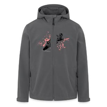 Supermoto Racing - Recycelte Männer Softshell-Jacke von Stanley/Stella - Anthrazit - Vorne - AI Model Male 185 light (185cm)