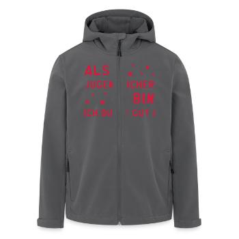 Jugendlich / Teenager / Teen / Jugendliche - Recycelte Männer Softshell-Jacke von Stanley/Stella - Anthrazit - Vorne - AI Model Male 185 light (185cm)
