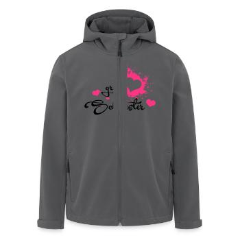 Große Schwester - Recycelte Männer Softshell-Jacke von Stanley/Stella - Anthrazit - Vorne - AI Model Male 185 light (185cm)