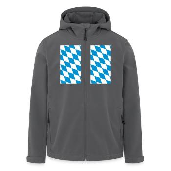 Bayern maske - Recycelte Männer Softshell-Jacke von Stanley/Stella - Anthrazit - Vorne - AI Model Male 185 light (185cm)