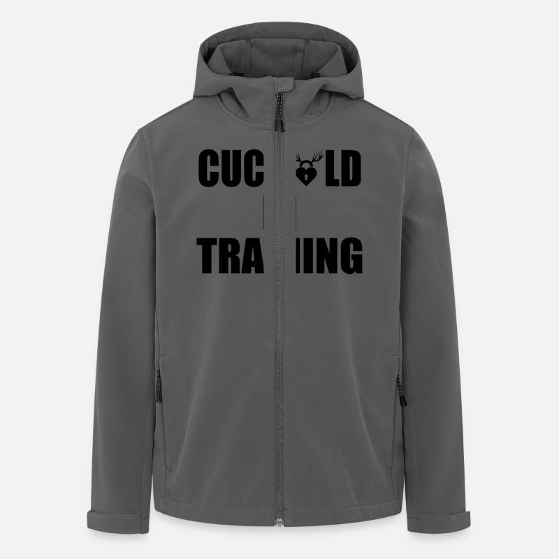 cuckold in training - Men’s Recycled Softshell Jacket by Stanley/Stella - anthracite