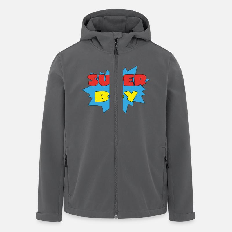 SUPERJUNGE - Recycelte Männer Softshell-Jacke von Stanley/Stella - Anthrazit