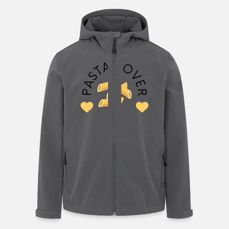 Pasta-Liebhaber - Recycelte Männer Softshell-Jacke von Stanley/Stella - Anthrazit