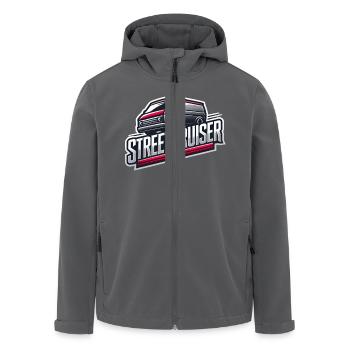 Entspannt unterwegs – Textilprodukte fürHelden - Recycelte Männer Softshell-Jacke von Stanley/Stella - Anthrazit - Vorne - AI Model Male 185 light (185cm)