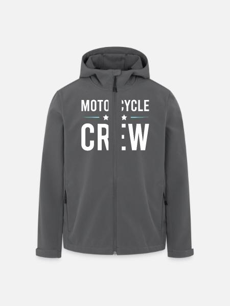 Motorcycle Crew - Recycelte Männer Softshell-Jacke von Stanley/Stella - Anthrazit