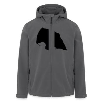 Fehmarn - Recycelte Männer Softshell-Jacke von Stanley/Stella - Anthrazit - Vorne - AI Model Male 185 light (185cm)