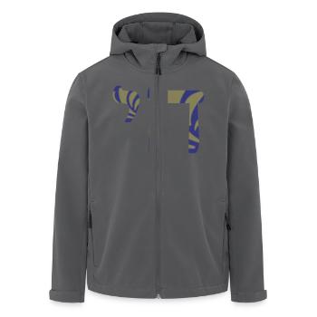 Chai (Leben) - Recycelte Männer Softshell-Jacke von Stanley/Stella - Anthrazit - Vorne - AI Model Male 185 light (185cm)