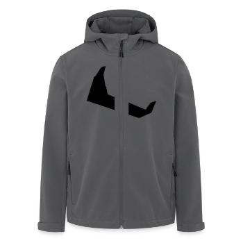 nuri - Recycelte Männer Softshell-Jacke von Stanley/Stella - Anthrazit - Vorne - AI Model Male 185 light (185cm)