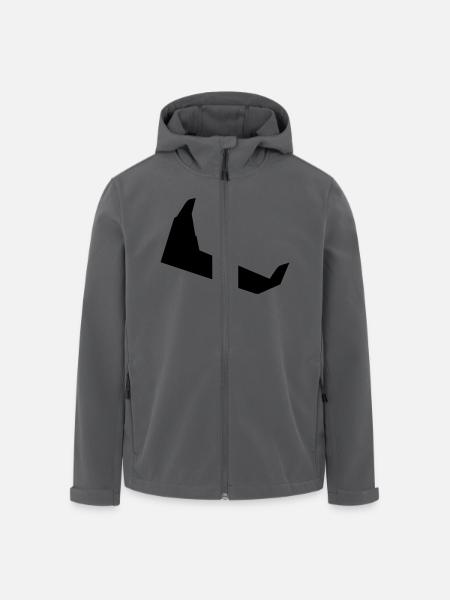 nuri - Recycelte Männer Softshell-Jacke von Stanley/Stella - Anthrazit