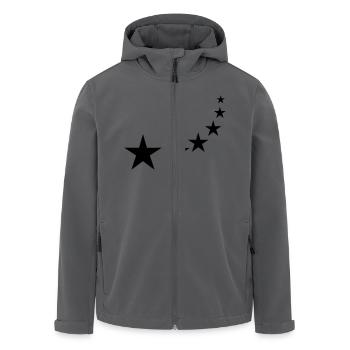 Sternschnuppe - Recycelte Männer Softshell-Jacke von Stanley/Stella - Anthrazit - Vorne - AI Model Male 185 light (185cm)