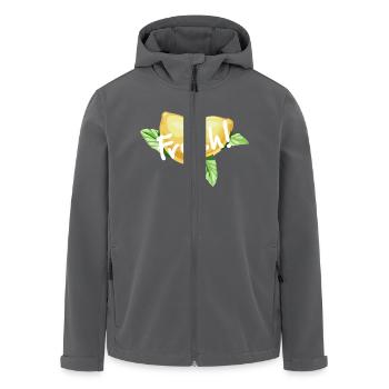 Fresh! - Recycelte Männer Softshell-Jacke von Stanley/Stella - Anthrazit - Vorne - AI Model Male 185 light (185cm)