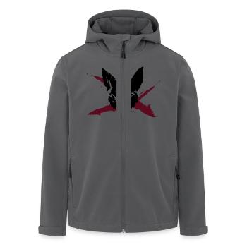 Wolf - Recycelte Männer Softshell-Jacke von Stanley/Stella - Anthrazit - Vorne - AI Model Male 185 light (185cm)