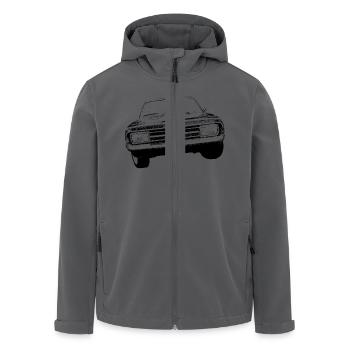 Commodore A - Recycelte Männer Softshell-Jacke von Stanley/Stella - Anthrazit - Vorne - AI Model Male 185 light (185cm)
