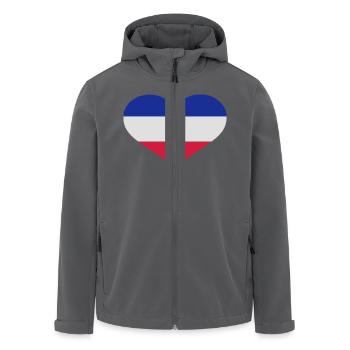 Niederlande - Recycelte Männer Softshell-Jacke von Stanley/Stella - Anthrazit - Vorne - AI Model Male 185 light (185cm)