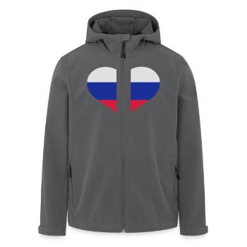 Russland - Recycelte Männer Softshell-Jacke von Stanley/Stella - Anthrazit - Vorne - AI Model Male 185 light (185cm)
