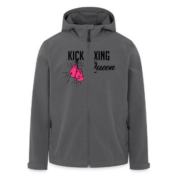 kickboxing queen - Recycelte Männer Softshell-Jacke von Stanley/Stella - Anthrazit - Vorne - AI Model Male 185 light (185cm)