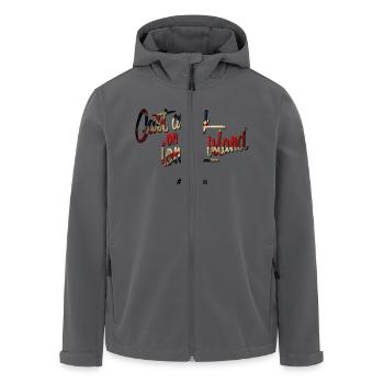 castaway - Recycelte Männer Softshell-Jacke von Stanley/Stella - Anthrazit - Vorne - AI Model Male 185 light (185cm)
