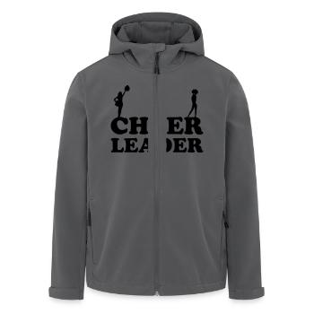 Cheerleader - Recycelte Männer Softshell-Jacke von Stanley/Stella - Anthrazit - Vorne - AI Model Male 185 light (185cm)