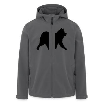 Tatzy-Rasi V - Recycelte Männer Softshell-Jacke von Stanley/Stella - Anthrazit - Vorne - AI Model Male 185 light (185cm)