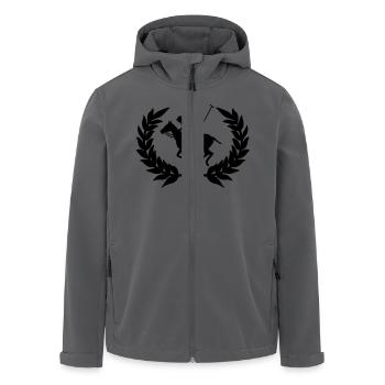 Polo Player - Recycelte Männer Softshell-Jacke von Stanley/Stella - Anthrazit - Vorne - AI Model Male 185 light (185cm)