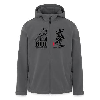 Budo Japanische Kampfkünste T Shirt - Recycelte Männer Softshell-Jacke von Stanley/Stella - Anthrazit - Vorne - AI Model Male 185 light (185cm)