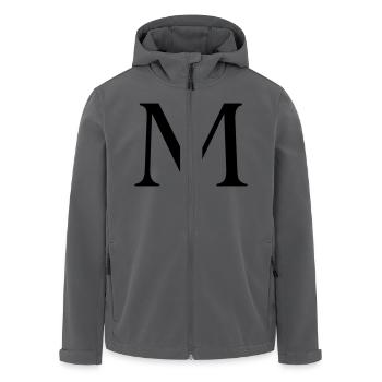 m - Recycelte Männer Softshell-Jacke von Stanley/Stella - Anthrazit - Vorne - AI Model Male 185 light (185cm)