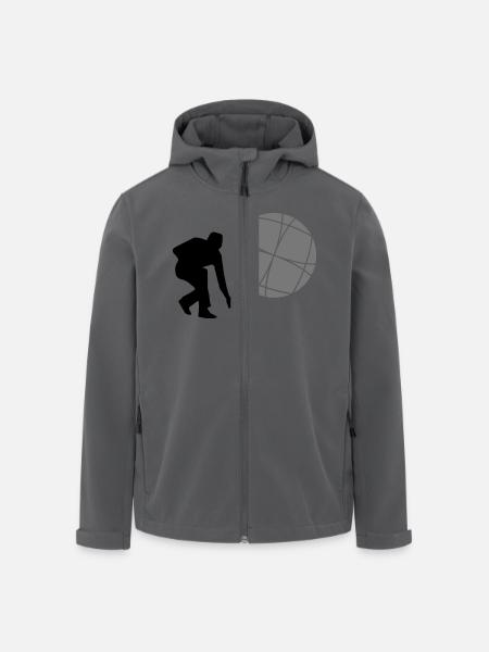 boule - Recycelte Männer Softshell-Jacke von Stanley/Stella - Anthrazit