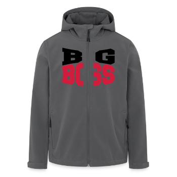 Big Boss - Recycelte Männer Softshell-Jacke von Stanley/Stella - Anthrazit - Vorne - AI Model Male 185 light (185cm)