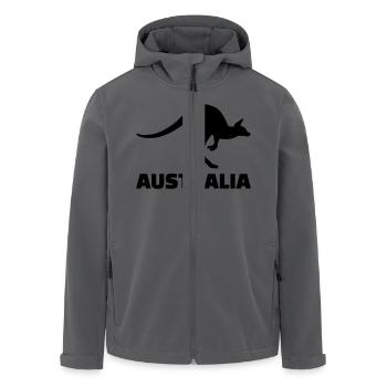 Australien - Recycelte Männer Softshell-Jacke von Stanley/Stella - Anthrazit - Vorne - AI Model Male 185 light (185cm)