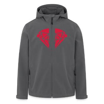 Diamant - Recycelte Männer Softshell-Jacke von Stanley/Stella - Anthrazit - Vorne - AI Model Male 185 light (185cm)