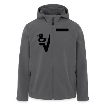 Ente Wurzel - Recycelte Männer Softshell-Jacke von Stanley/Stella - Anthrazit - Vorne - AI Model Male 185 light (185cm)