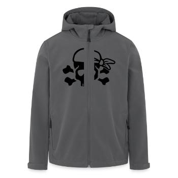 Pirat - Recycelte Männer Softshell-Jacke von Stanley/Stella - Anthrazit - Vorne - AI Model Male 185 light (185cm)