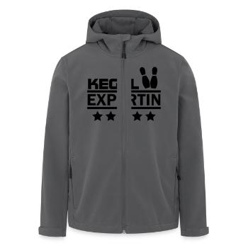 kegeln expertin - Recycelte Männer Softshell-Jacke von Stanley/Stella - Anthrazit - Vorne - AI Model Male 185 light (185cm)