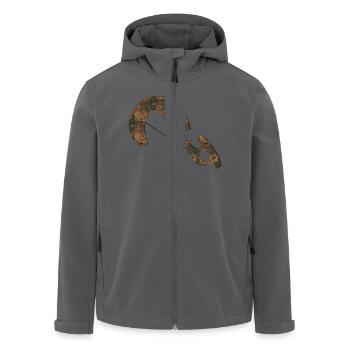 Rost Kitesurfing - Recycelte Männer Softshell-Jacke von Stanley/Stella - Anthrazit - Vorne - AI Model Male 185 light (185cm)