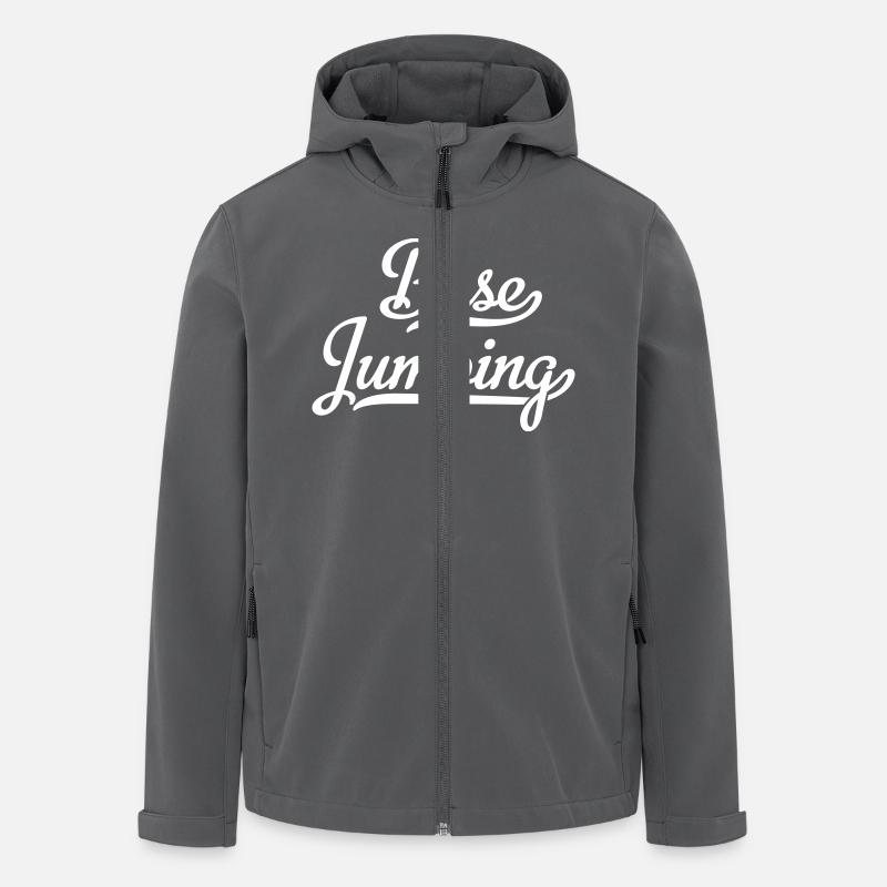 Base Jumping - Recycelte Männer Softshell-Jacke von Stanley/Stella - Anthrazit
