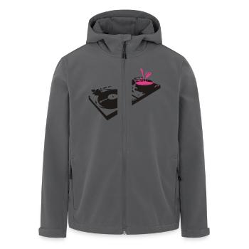 Turntable - Recycelte Männer Softshell-Jacke von Stanley/Stella - Anthrazit - Vorne - AI Model Male 185 light (185cm)