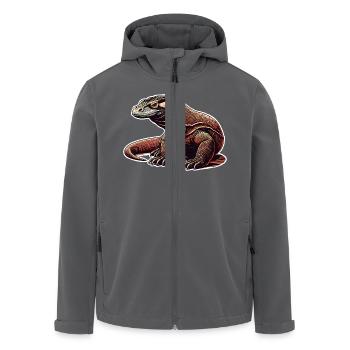 Komodo Dragon - Recycelte Männer Softshell-Jacke von Stanley/Stella - Anthrazit - Vorne - AI Model Male 185 light (185cm)
