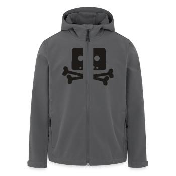 Piratbyrån - Recycelte Männer Softshell-Jacke von Stanley/Stella - Anthrazit - Vorne - AI Model Male 185 light (185cm)