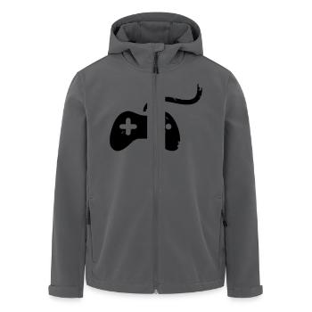 Controller - Recycelte Männer Softshell-Jacke von Stanley/Stella - Anthrazit - Vorne - AI Model Male 185 light (185cm)